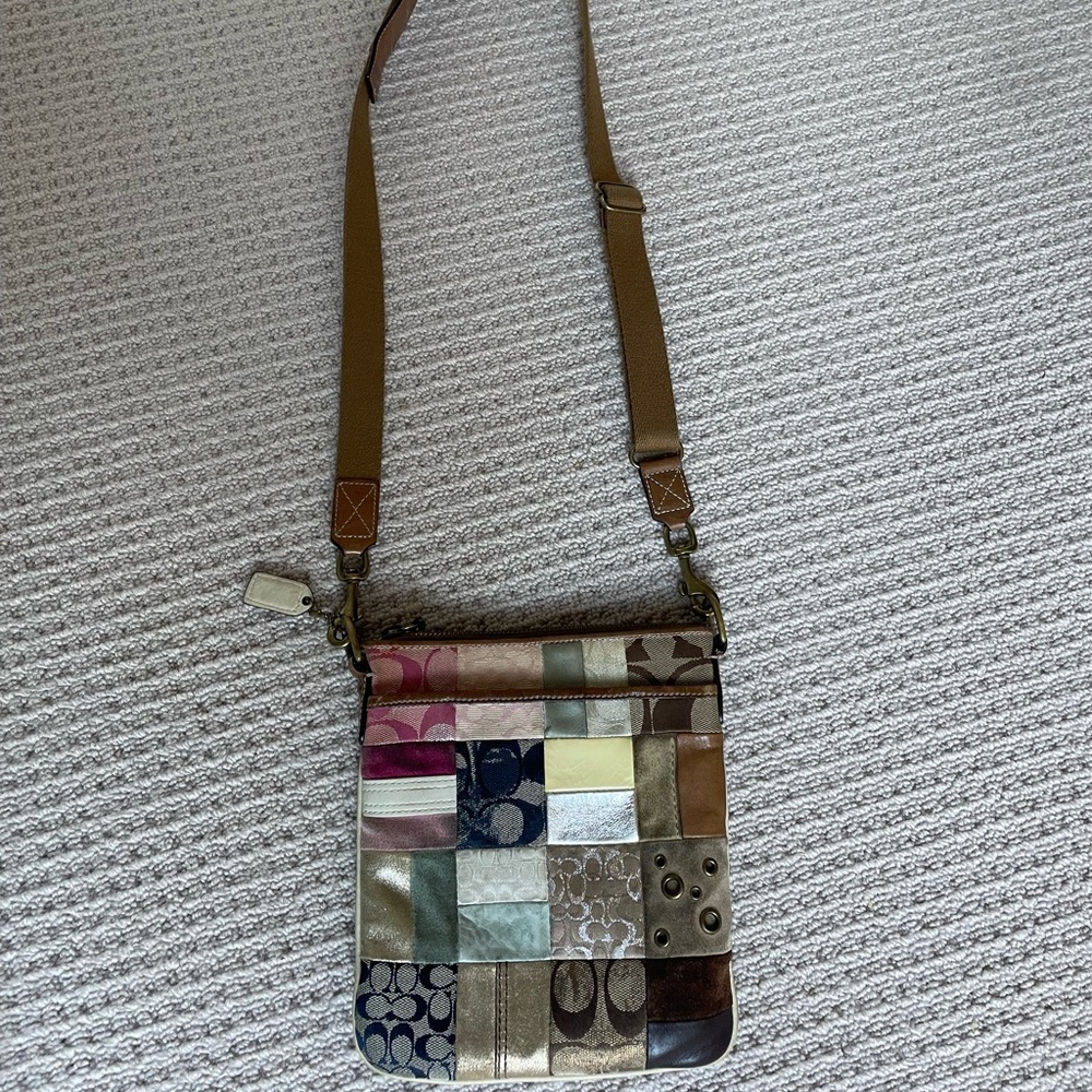 Vintage coach cross body bag - Picture 4 of 6